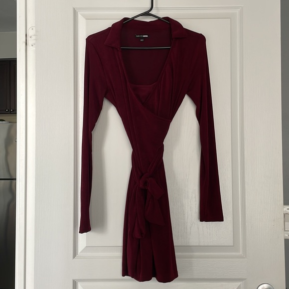 Fashion Nova Wrap Mini Dress - Picture 7 of 10